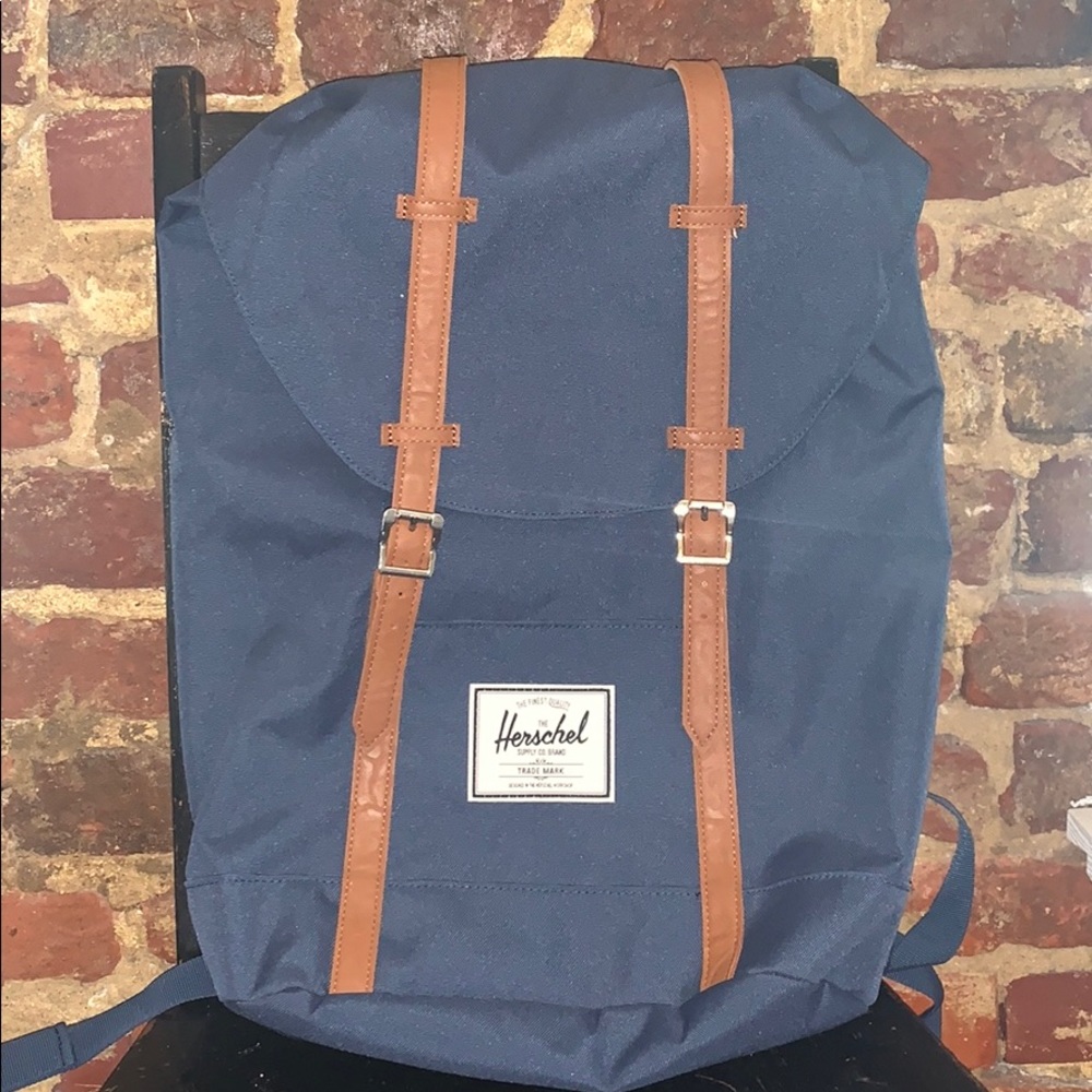 Navy Herschel Backpack